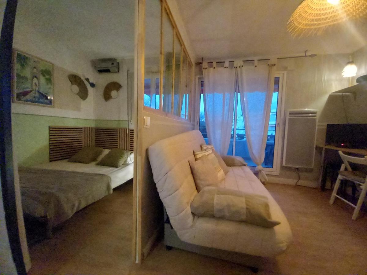 Rose Cote Mer Studio Et Garage, Entree Autonome Apartman La Grande-Motte Kültér fotó